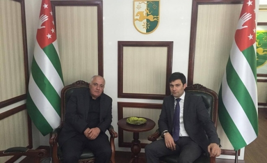 Abhazya Cumhuriyeti Devlet Geri Dönüş Komitesi Başkanı Vadim Harazia Ankara’ da